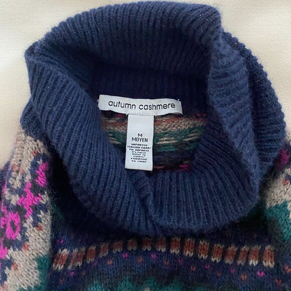 Autumn Cashmere Puff Sleeve Turtleneck, size Medium (fits size small) - Picture 9 of 12
